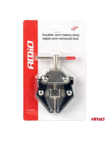 Dwuramienny wzmocniony ściągacz ramion wycieraczek AMIO-04750