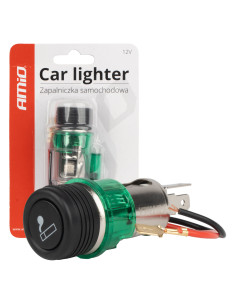 Gniazdo zapalniczki zestaw podświetlone 12V CLI-03 AMIO-01260