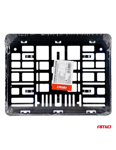 Ramka tablicy rejestracyjnej dwurzędowa AMIO-02994