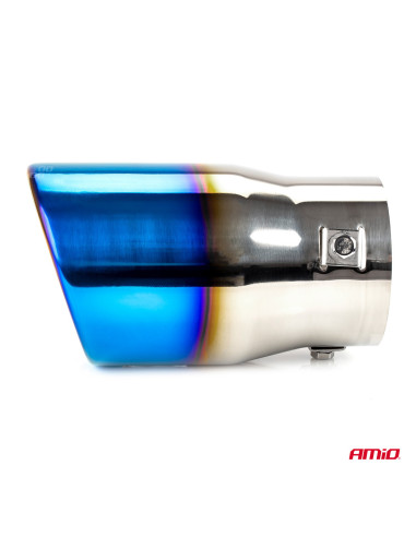 Końcówka tłumika wydechu stal nierdzewna MT 007BLC opalana AMIO-02198