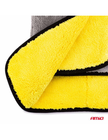 Ściereczka do polerowania osuszania samochodu mikrofibra 50x70 cm 1600g/sqm AMIO-02869