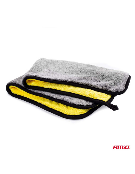 Ściereczka do polerowania osuszania samochodu mikrofibra 50x70 cm 1600g/sqm AMIO-02869