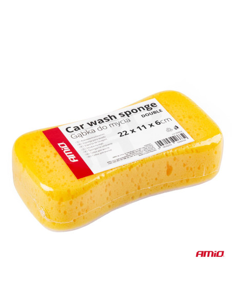 Gąbka do mycia samochodu DOUBLE 22 x 11 x 6 cm AMIO-02663