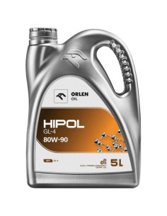 ORLEN Hipol GL4 80W90 5L - olej przekładniowy do skrzyni biegów manualnej i mostu