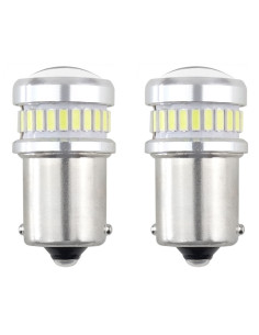 Żarówki LED CANBUS BA15S P21W R10W R5W White 12V 24V AMIO-02448