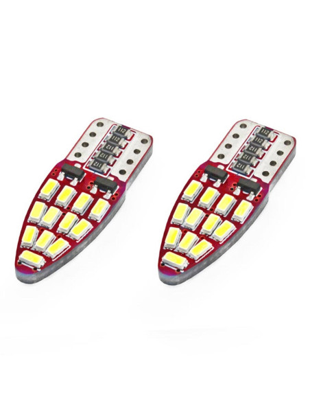 Żarówki LED CANBUS W5W White 12V AMIO-01285