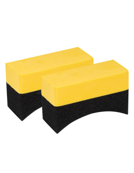 Gąbka aplikator do opon samochodowych zestaw 2 szt. AMIO-04018