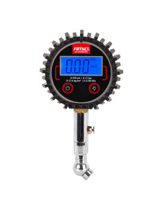 Ciśnieniomierz cyfrowy manometr z obracaną główką i zaworem resetującym 17 bar AMIO-04464