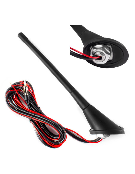 Antena samochodowa ze wzmacniaczem ANT04 AMIO uniwersalna