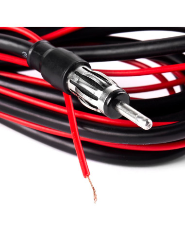 Antena samochodowa ze wzmacniaczem ANT04 AMIO uniwersalna