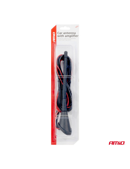 Antena samochodowa ze wzmacniaczem ANT04 AMIO uniwersalna