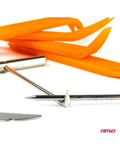 Klucze ściągacze narzędzia do demontażu tapicerki AMIO-03134 2