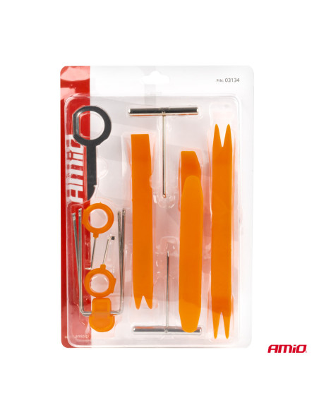 Klucze ściągacze narzędzia do demontażu tapicerki AMIO-03134
