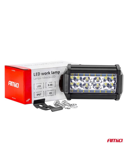 Lampa robocza LED szperacz 28 LED 12V 24V AMIO-02423
